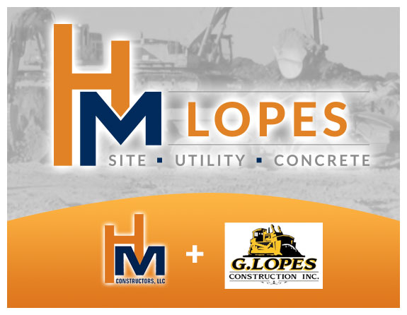 graphic depciting merger of HM Construction and G. Lopes